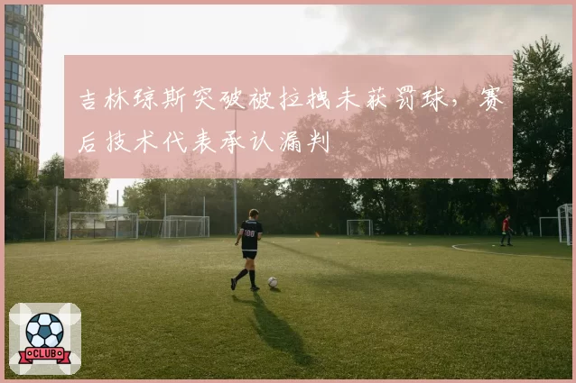 吉林琼斯突破被拉拽未获罚球，赛后技术代表承认漏判